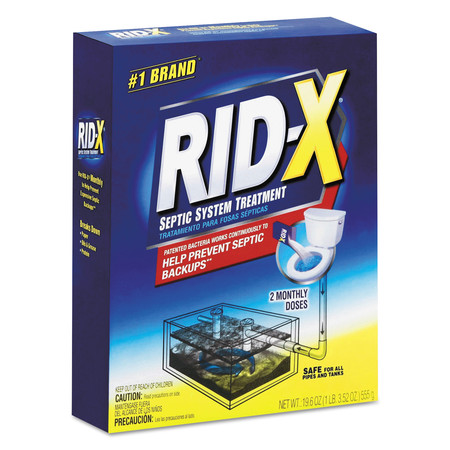 Rid-X Septic System Treatment Concentrated Powder, 19.6 oz 19200-80307